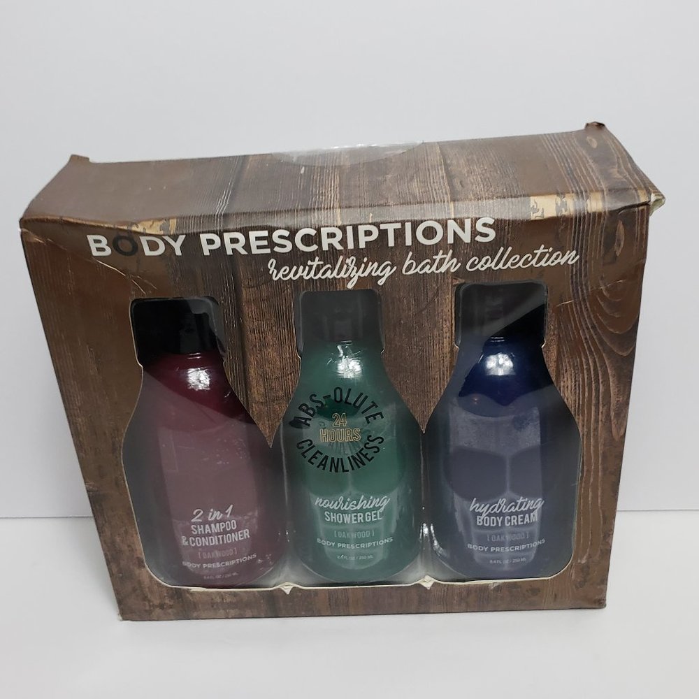 Body Prescriptions Oakwood Revitalizing Shower Set